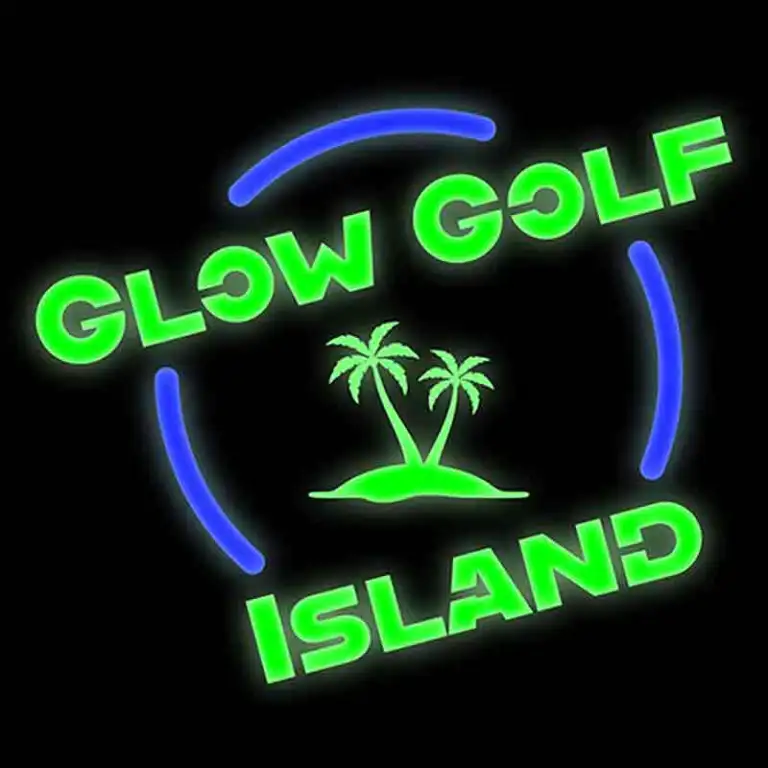 Glow Golf Island logo